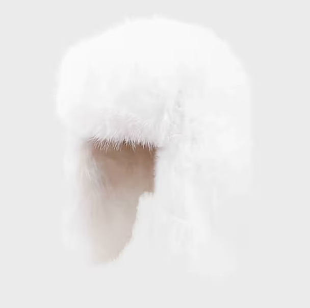 Cat Fur Ear Warmer Hat
